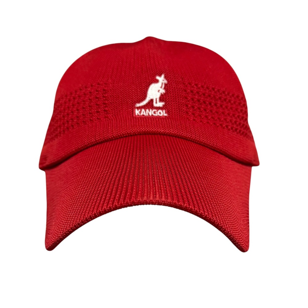 Kangol Tropic Ventair Spacecap Red Mesh Baseball Hat 1456BC Size Large